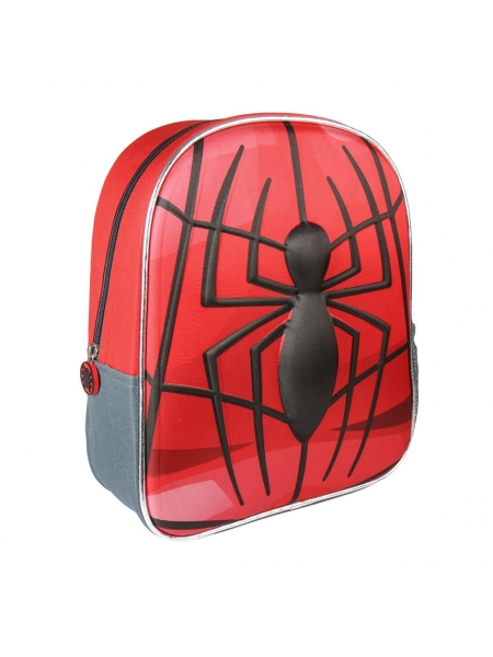 Zaino bambini 3D Spiderman grigio